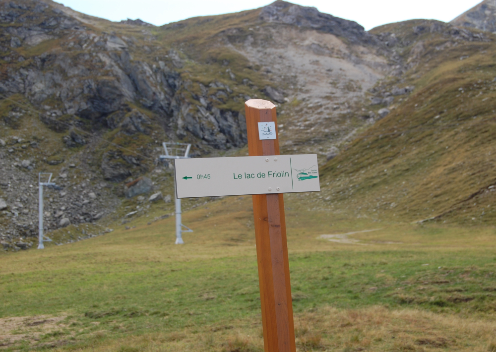 Itinéraire de randonnée : Le sentier des 2 Lacs Montchavin - Les Coches :  Itinéraires de marche et randonnée à Montchavin - Les Coches
