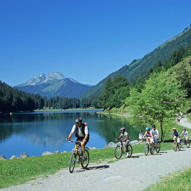 Balade en VTT au Lac de Montriond