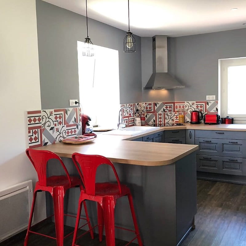 Spacieux appartement aménagé avec charme, au cœur du village-Côté cuisine