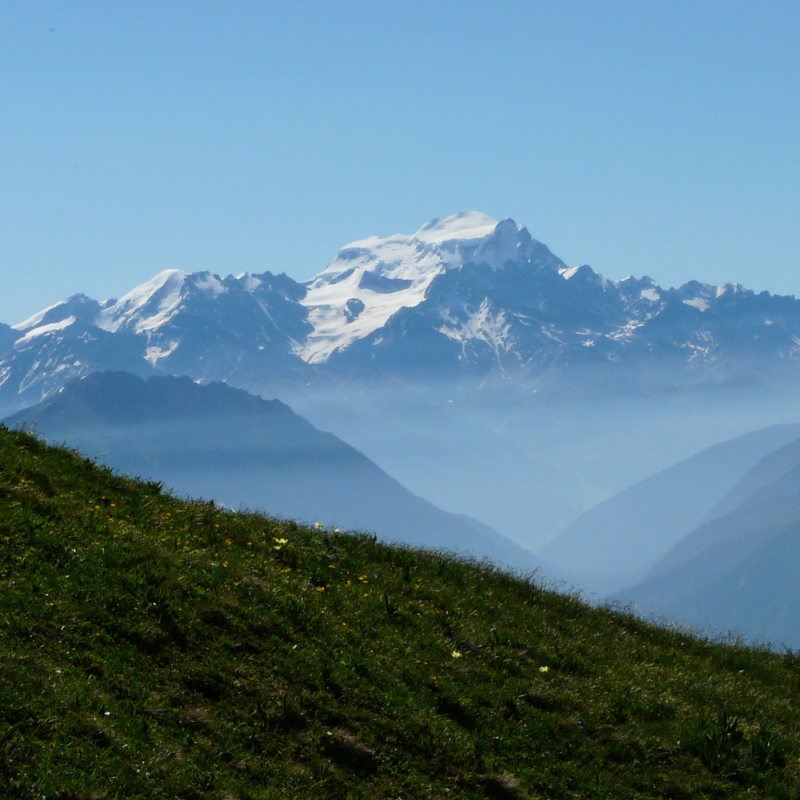 the Mont Blanc hiking