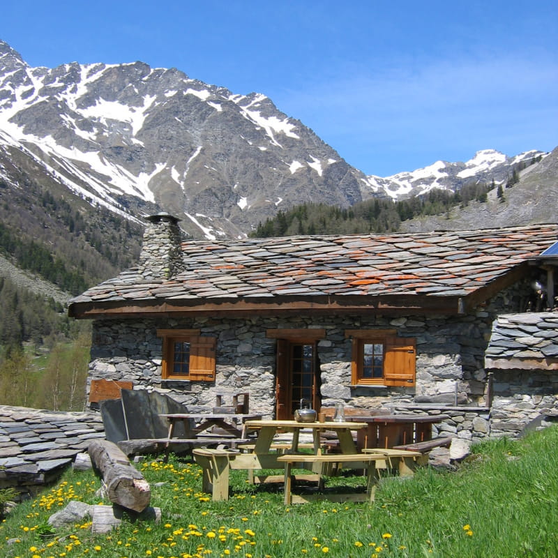 L'Estiva, restaurant d'alpage dans le vallon de Polset au-dessus de Modane