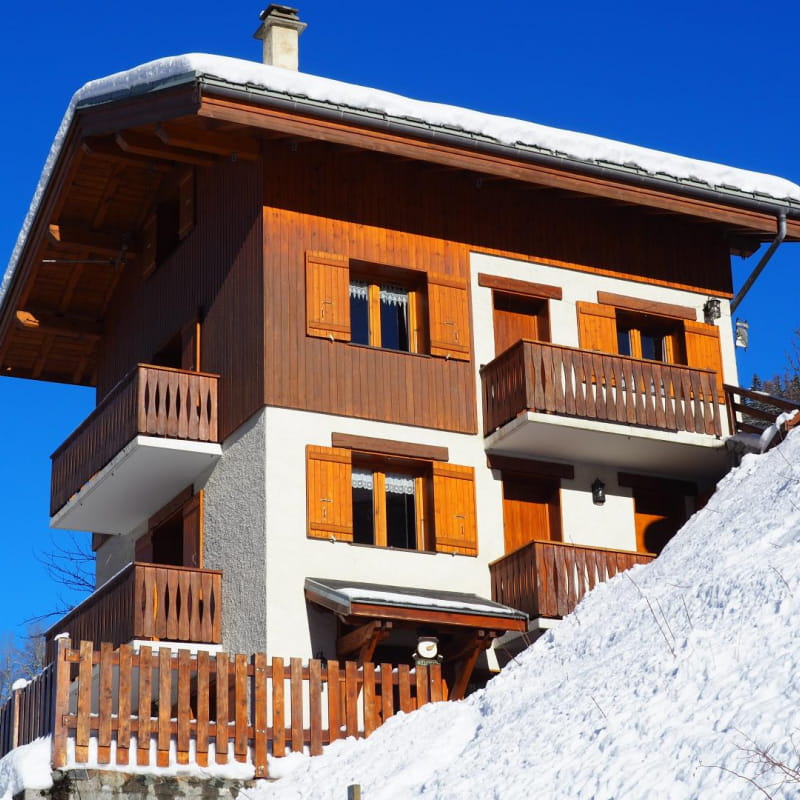 le chalet en hiver