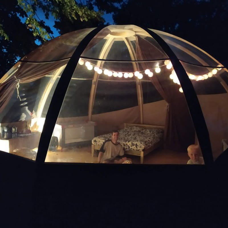 bulle camping de senaud