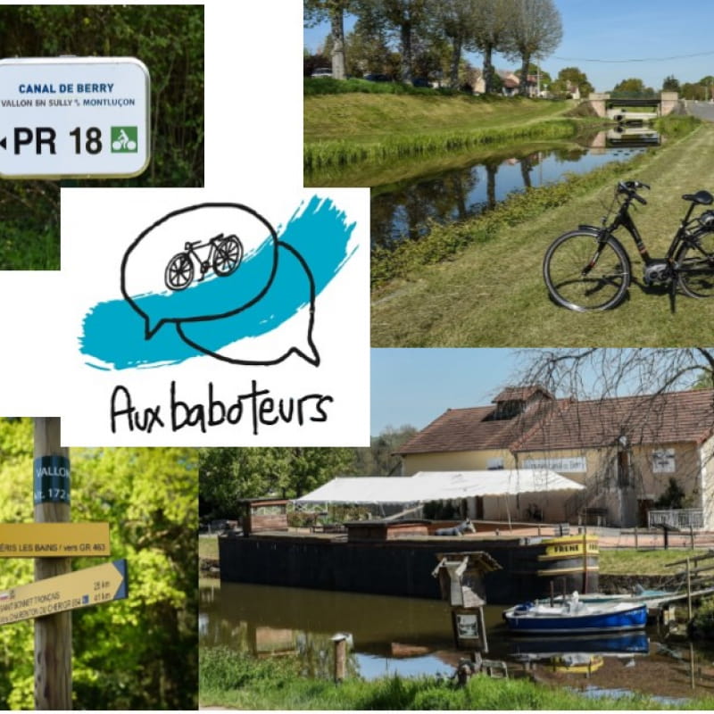 Aux Baboteurs - Location de cycles au bord du canal de Berry