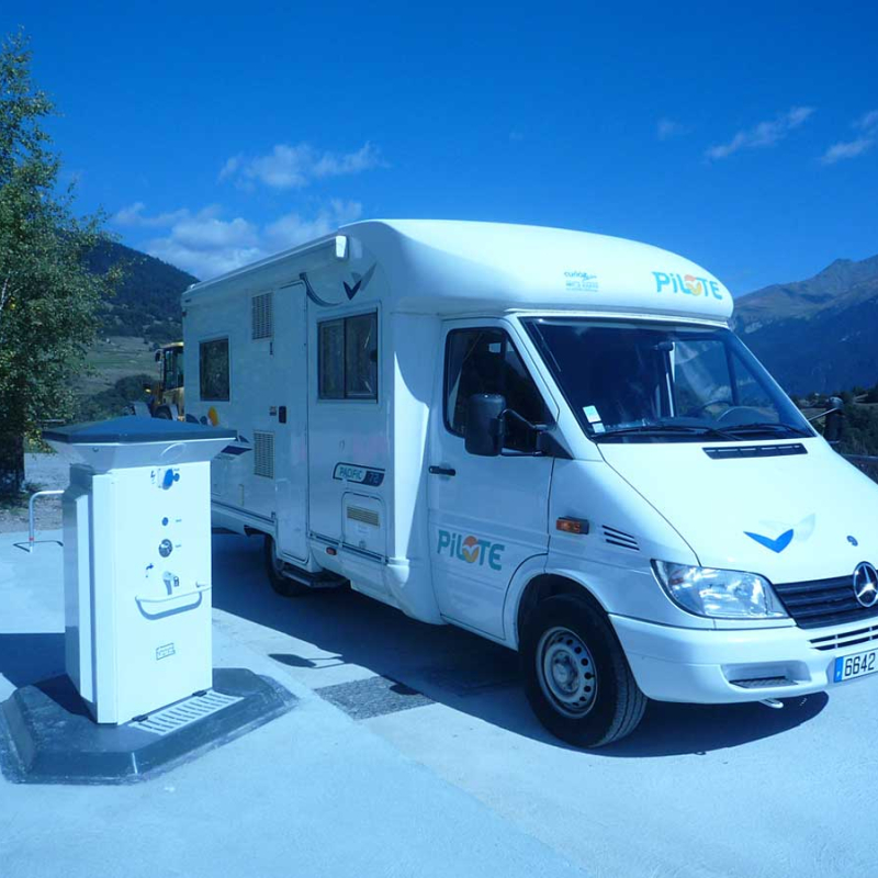 Borne Eurorelais pour camping-cars à Aussois