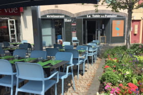 Terrasse - Restaurant - La table de la Fontaine