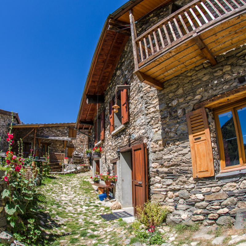 Maisons typiques de Besse-en-Oisans