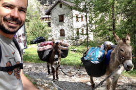 Alex Servigne, accompagnateur en montagne & ânier