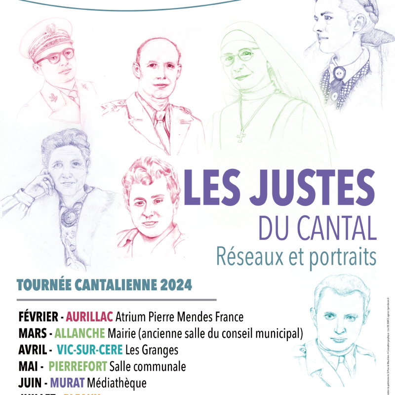 Les Justes du Cantal - Réseaux et portraits