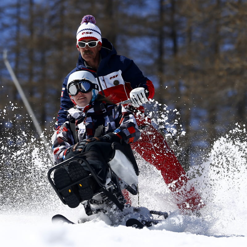 Tandem ski