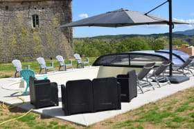 Location Des Chautards - Maison neuve avec piscine privée en Ardèche méridionale