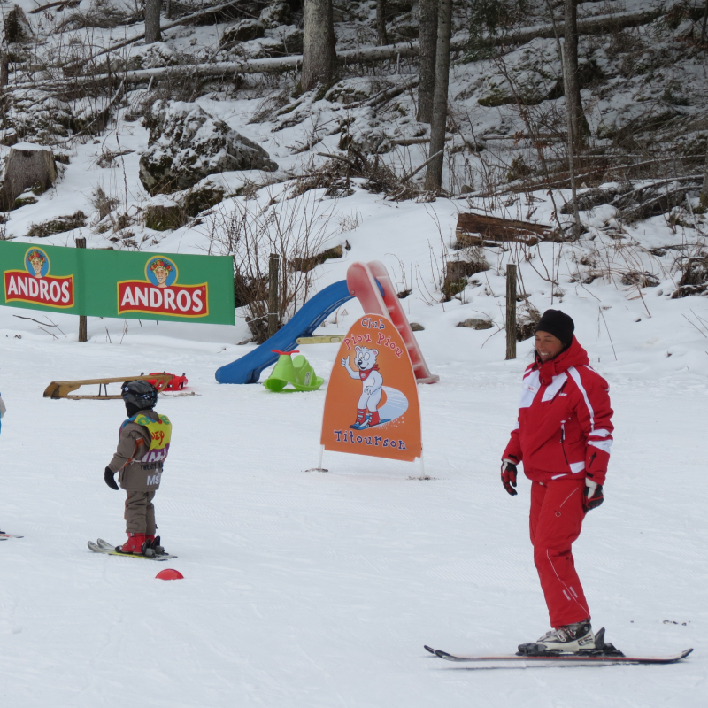 Cours de ski avec l'ESF