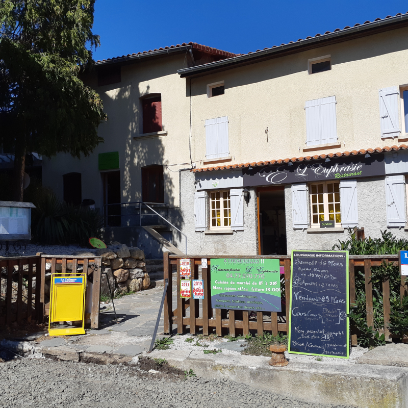 Restaurant l'Euphrasie à Chenereilles (42560)