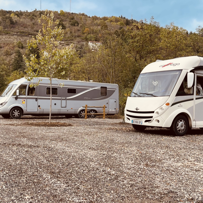 Aire de camping-cars Les berges de L'Eyrieux