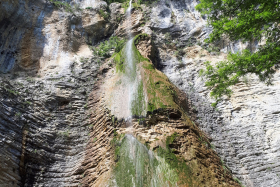 chute d'eau de la cascade de Luizet