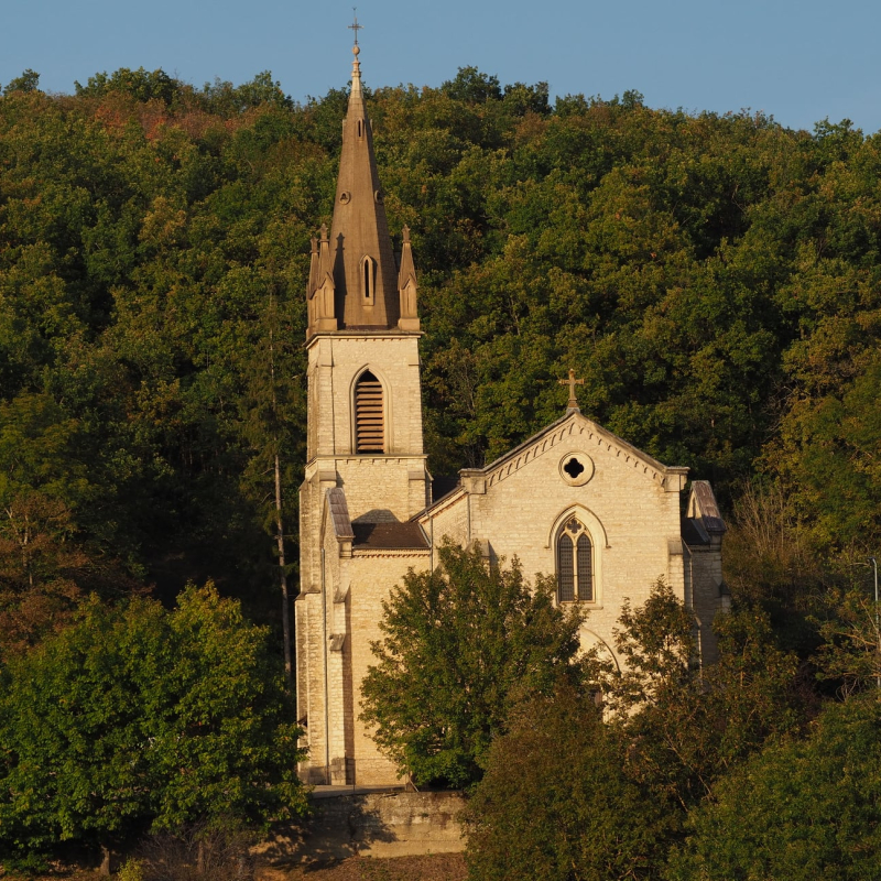 église de Dizimieu, commune des Balcons du Dauphiné