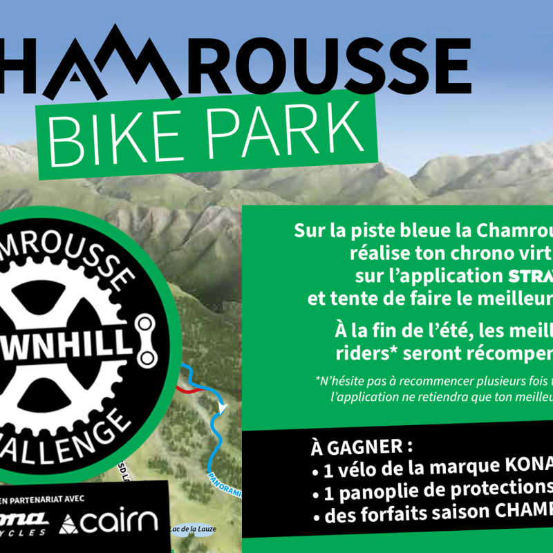 Chamrousse Downhill mountain bike challenge Strava