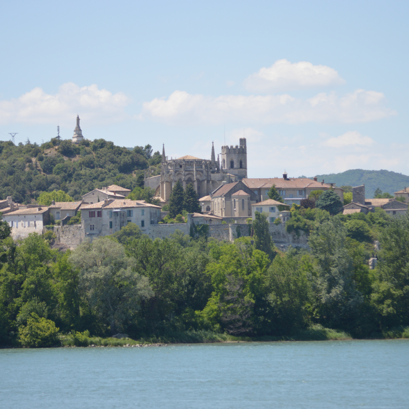 Vue depuis le Rhône