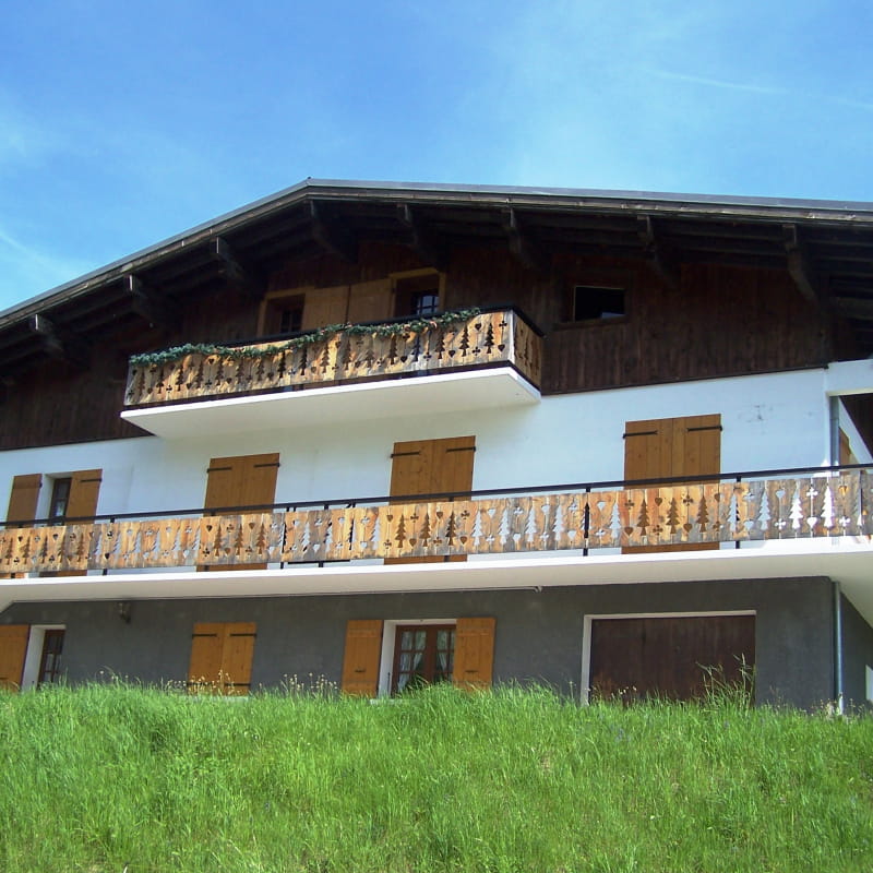 Chalet en été