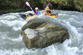 Activité Kayak Raft découverte sur l'Isère