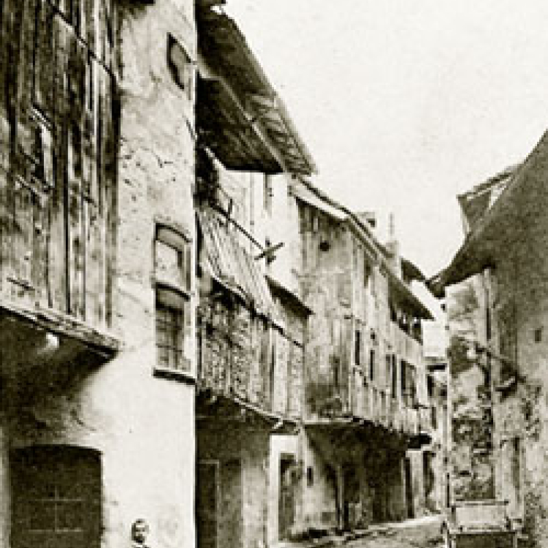 Vue ancienne de la rue des Adobeurs